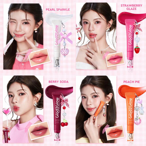 -pearl sparkle -strawberry glaze -berry soda -peach pie