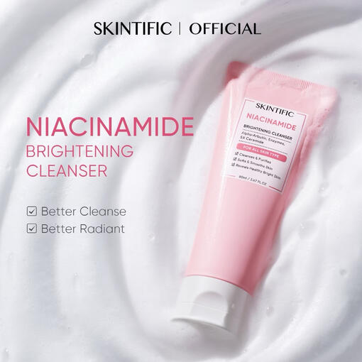 SKINTIFIC NIACINAMIDE BRIGHTENING CLEANSER